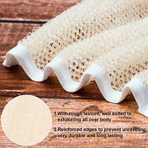 Tatuo 5 Pcs Exfoliating Washcloth Set | Dual-Sided Nylon Scrub & Soft Texture Towels thumbnail 3