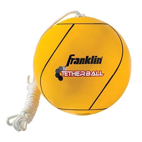 Franklin Sports 8.5" Rubber Tetherball | Heavy Duty Rubber Construction for Outdoor Play thumbnail 1