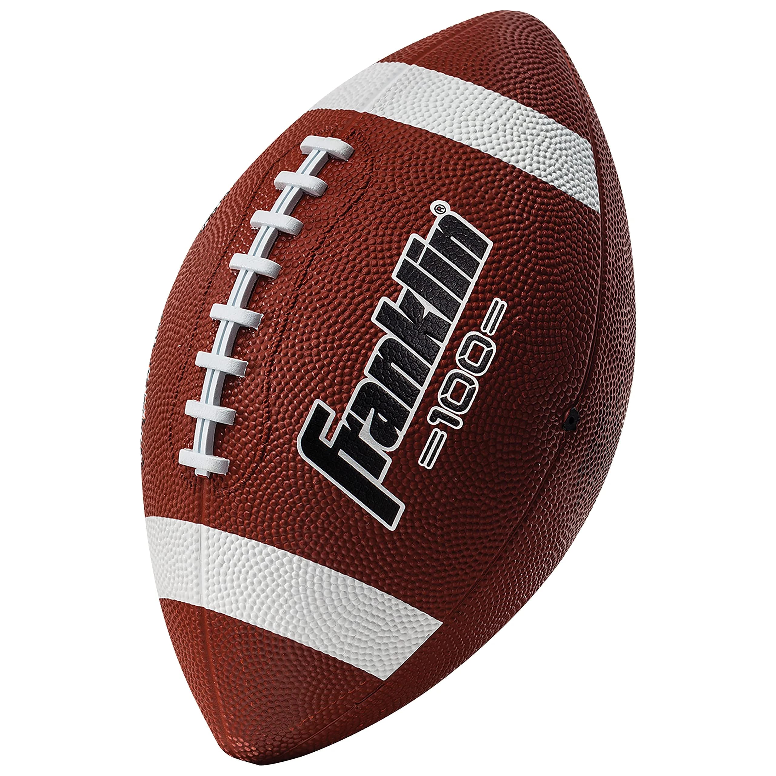 Franklin Sports Grip-Rite 100 Junior Football 10" x 6" | Official Junior Size for Kids - main product image