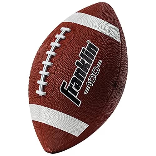Franklin Sports Grip-Rite 100 Junior Football 10" x 6" | Official Junior Size for Kids thumbnail 1