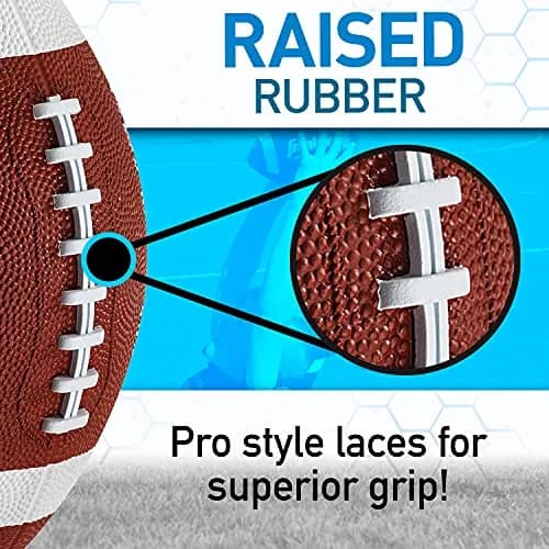 Franklin Sports Grip-Rite 100 Junior Football 10" x 6" | Official Junior Size for Kids thumbnail 4