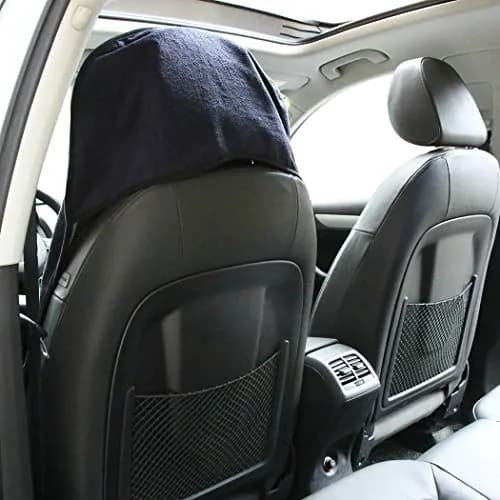 Shakar Sweat Towel Car Seat Cover Dark Blue Universal Fit | Protects Seats from Sweat & Moisture thumbnail 4