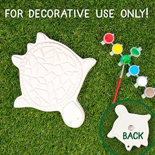 Creative Roots Mosaic Turtle DIY Stepping Stone Kit 20.96 cm (8.25 in) | Fun Art Craft Kit for Kids Ages 8+ thumbnail 2