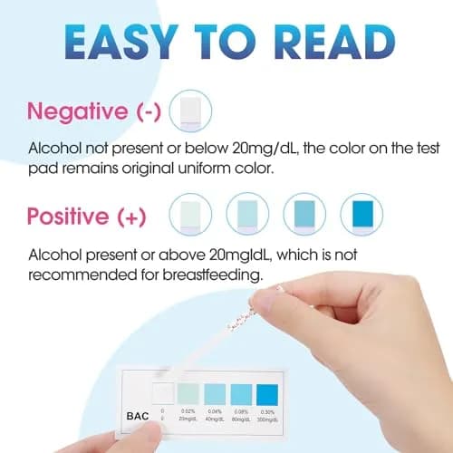 Papablic Breastmilk Alcohol Test Strips 24Pcs | Rapid 2-Min Results for Safe Breastfeeding thumbnail 4