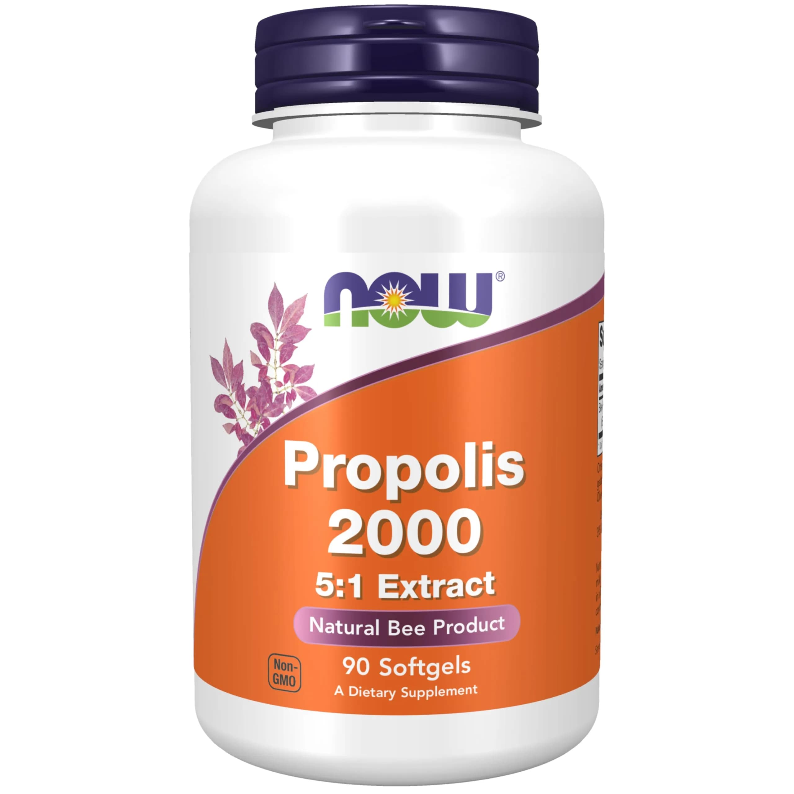 NOW Propolis 2,000 5:1 Extract Softgels | Bee Product for Immune Support — 70 Softgels