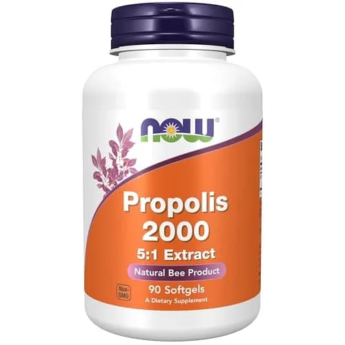 NOW Propolis 2,000 5:1 Extract Softgels | Bee Product for Immune Support thumbnail 1