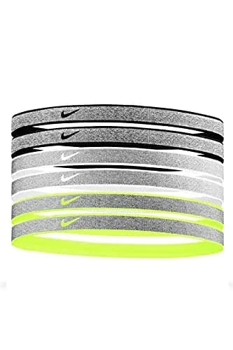 Nike Headbands 6PK Black/White/Volt | Wear Alone or Mix & Match thumbnail 1