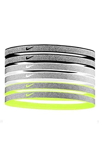 Nike Headbands 6PK Black/White/Volt | Wear Alone or Mix & Match thumbnail 3