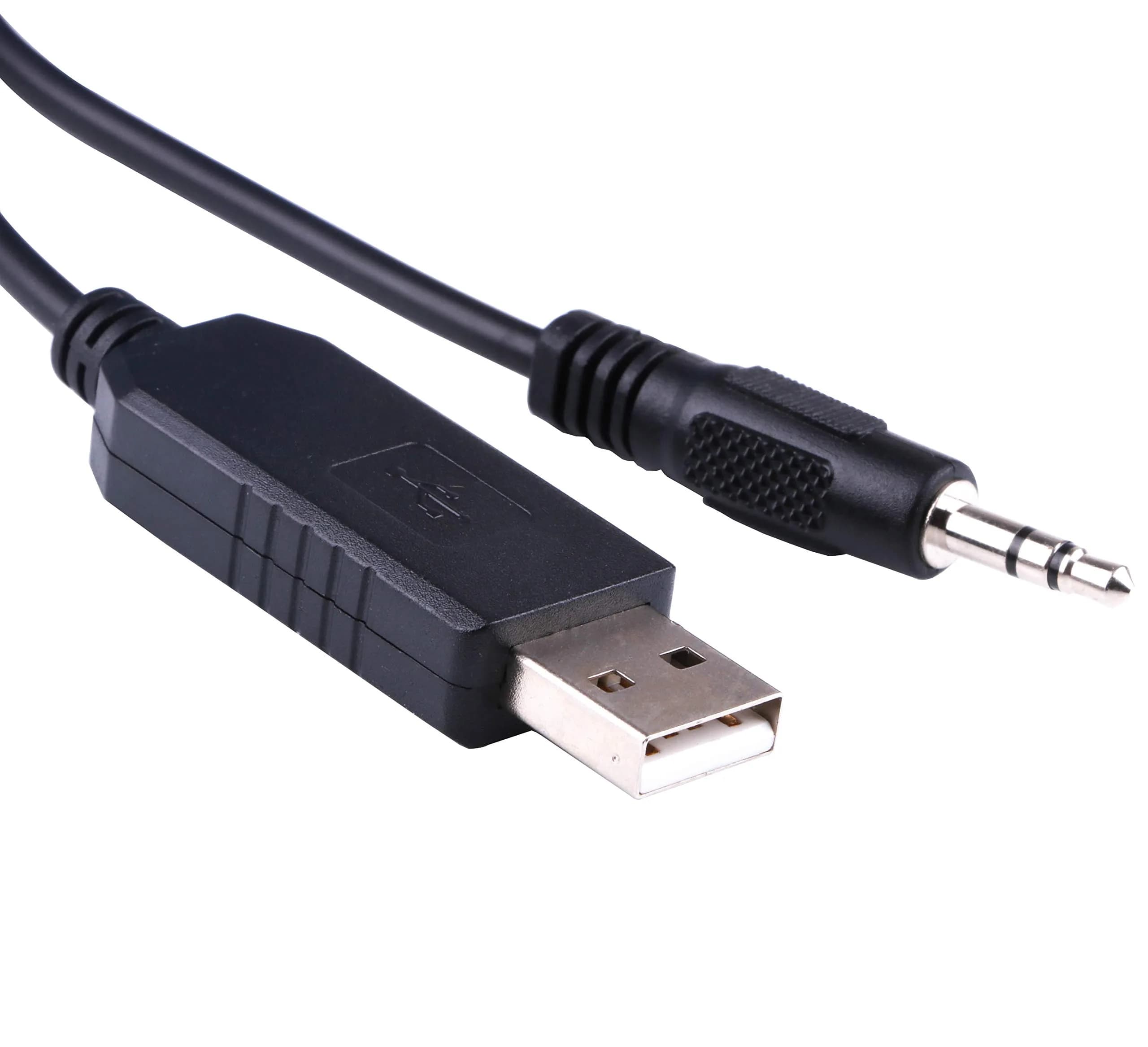 Suamdoen USB to TTL UART 3V3 Serial Cable 6FT | 3.3V TTL to 3.5mm Audio Output Cable - main product image