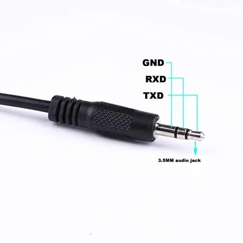 Suamdoen USB to TTL UART 3V3 Serial Cable 6FT | 3.3V TTL to 3.5mm Audio Output Cable thumbnail 4