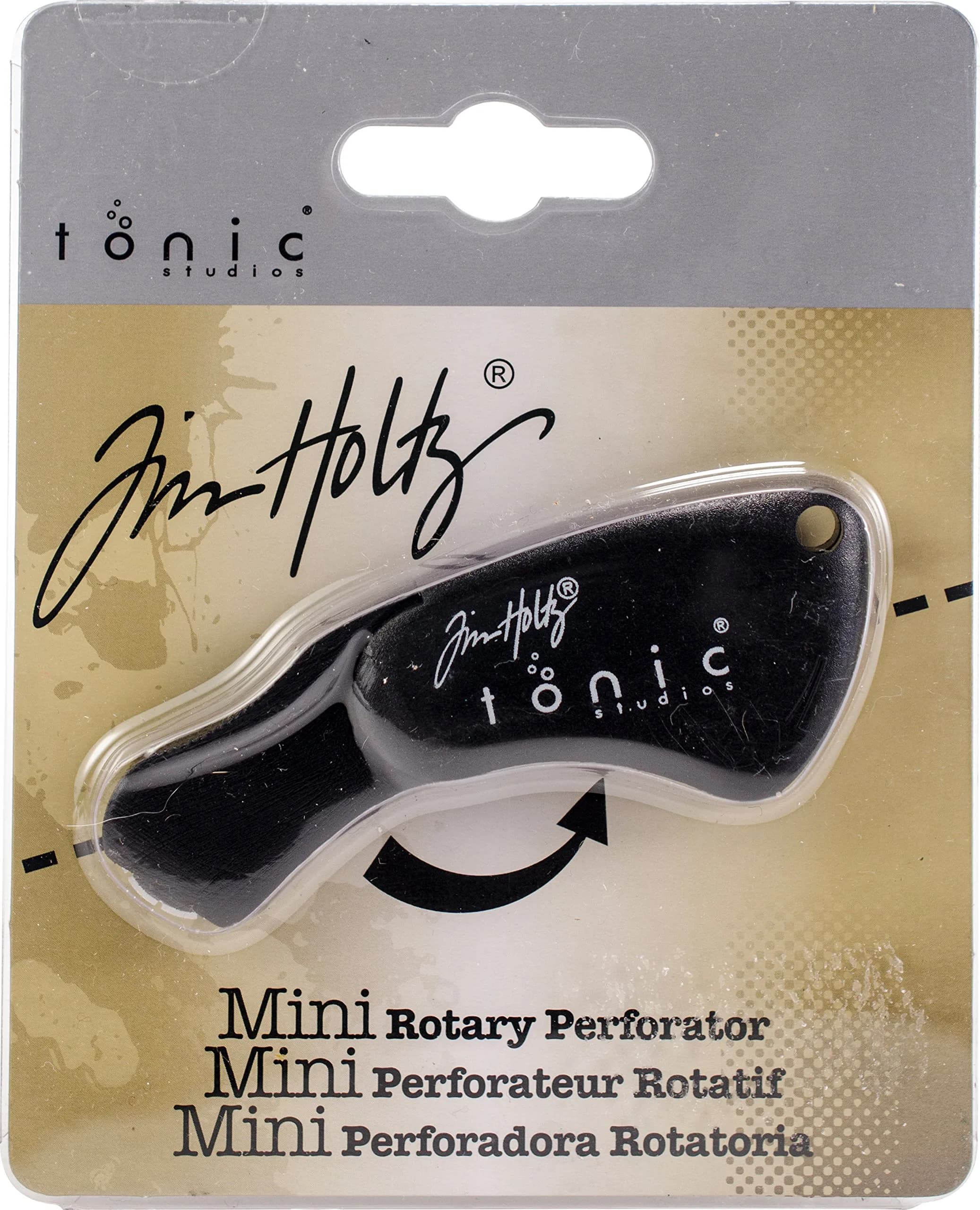 TONIC STUDIOS Tim Holtz Mini Rotary Perforator 18mm | Crafts, Scrapbooking & Rubber Stamping Tool - main product image