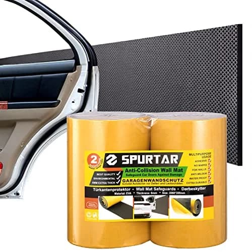 Spurtar Garage Wall Protector, Waterproof Car Door Protector EVA Foam 200cm x 20cm x 0.65cm (79" x 8" x 0.25") | German Design thumbnail 1