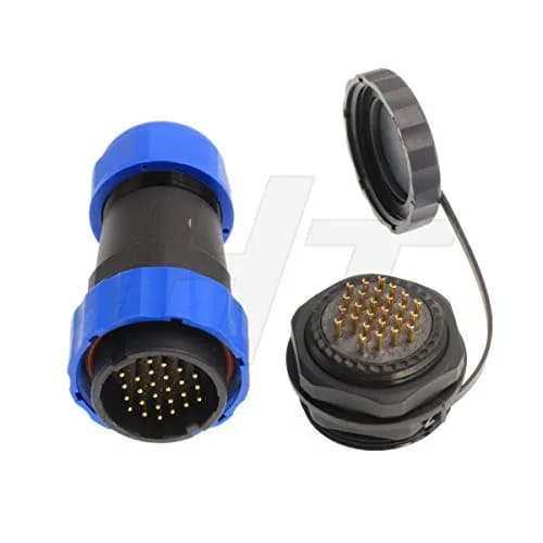 HangTon HE29 Circular Connector 26 pin | Waterproof IP68, Threaded Coupling, Solder Termination thumbnail 2