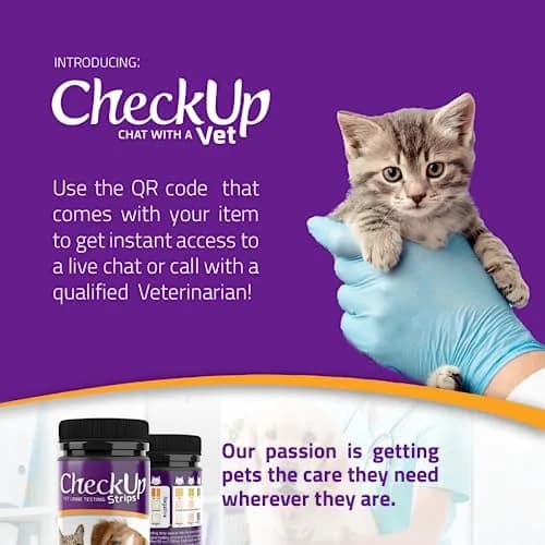 KIT4CAT CheckUp UTI Urine Test Strips for Dogs & Cats | 50 Count | pH, Nitrite & Leukocytes Detection thumbnail 6