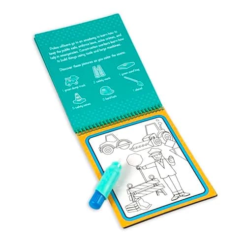Melissa & Doug On The Go Water Wow! Occupations Activity Pad with Refillable Pen | Reusable No-Mess Painting for Kids Ages 3-7 thumbnail 4