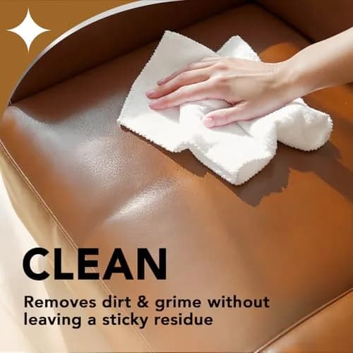 Weiman Leather Cleaner, Conditioner & Protector Kit 355ml (12 Fl Oz) | UVX-15 Protection for All Finished Leather thumbnail 4