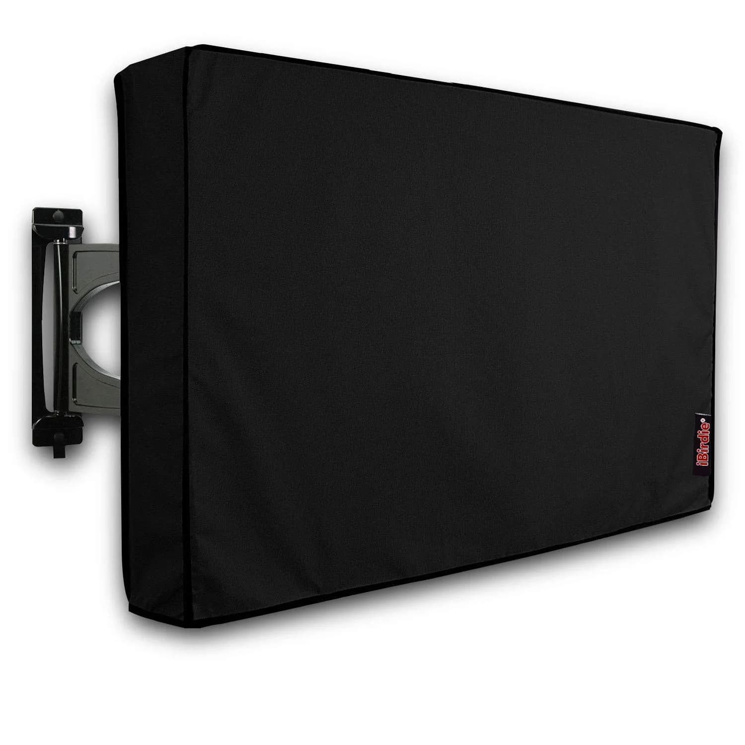 iBirdie Outdoor TV Cover for 52 to 55 inch TVs | Waterproof 600D Oxford Fabric with Bottom Cover — Black / 28-32 inches