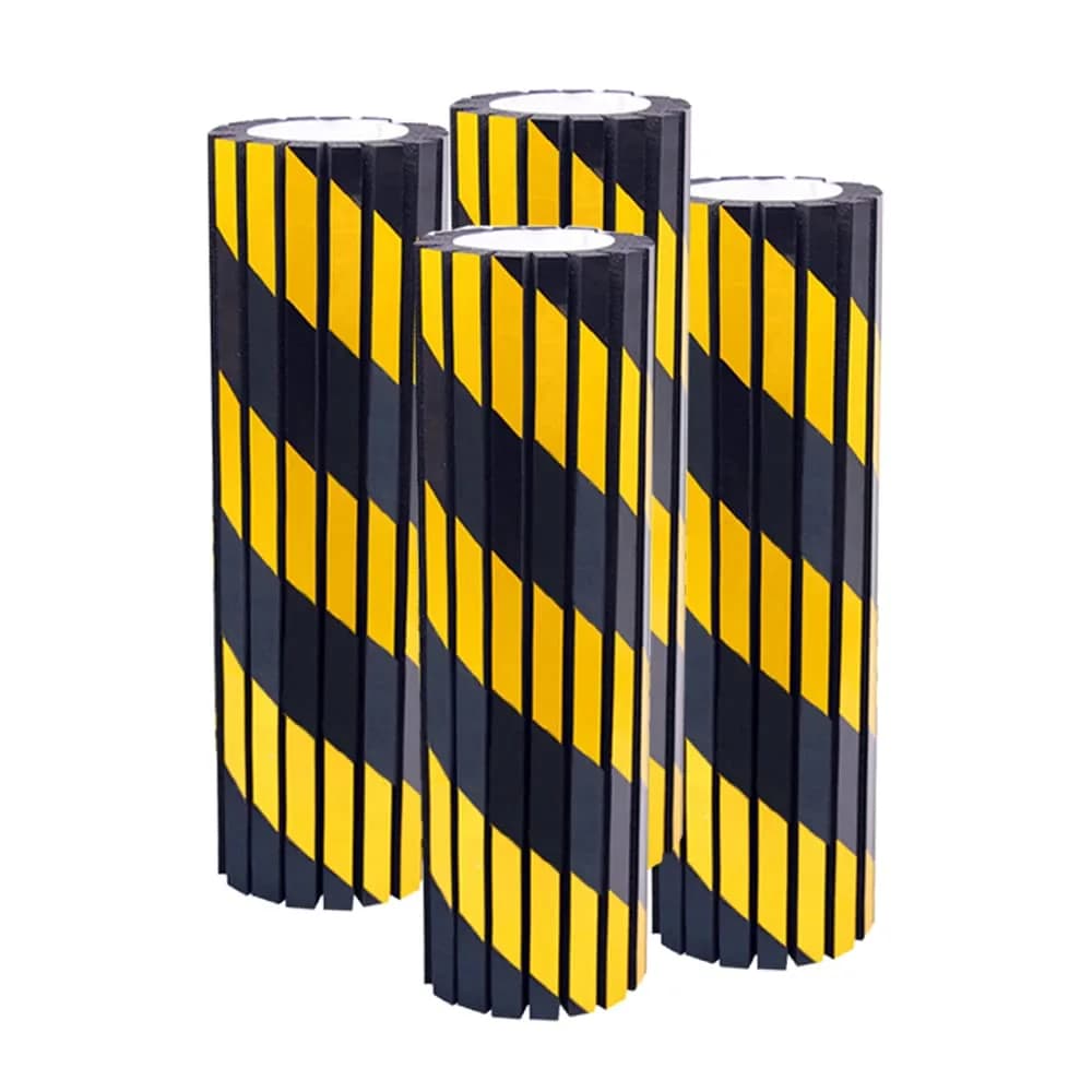 GUEQUITLEX Garage Wall Protector Foam Wall Bumper Column Guard for Parking Lot 4 Pack | Protects Car Doors & Walls — 2-Pack