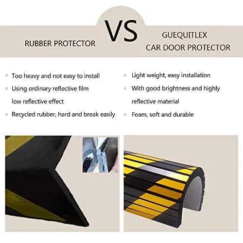 GUEQUITLEX Garage Wall Protector Foam Wall Bumper Column Guard for Parking Lot 2 Pack | 40cm x 25cm x 2cm thumbnail 5