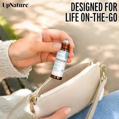 UpNature Peppermint Oil Roll-On for Pregnancy Nausea & Morning Sickness 10ml (0.33 Fl Oz) | Natural Relief for Expecting Mothers thumbnail 5