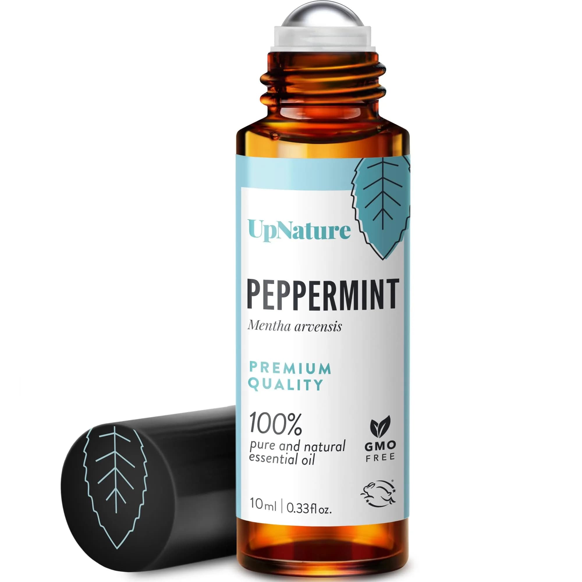 UpNature Peppermint Oil Roll-On for Pregnancy Nausea & Morning Sickness 10ml (0.33 Fl Oz) | Natural Relief for Expecting Mothers