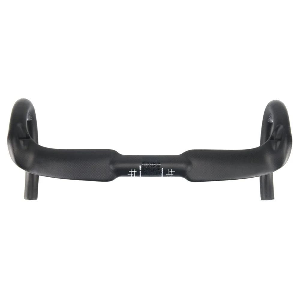 Alfa Pasca Next UD Matte Carbon Fiber Road Bike Handlebars 31.8 x 400mm Aero Drop Bars — 31.8*400mm / No Logo 3K Matte