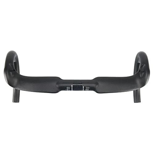 Alfa Pasca 31.8 x 400mm No Logo 3K Matte Carbon Fiber Aero Road Bike Handlebars thumbnail 1