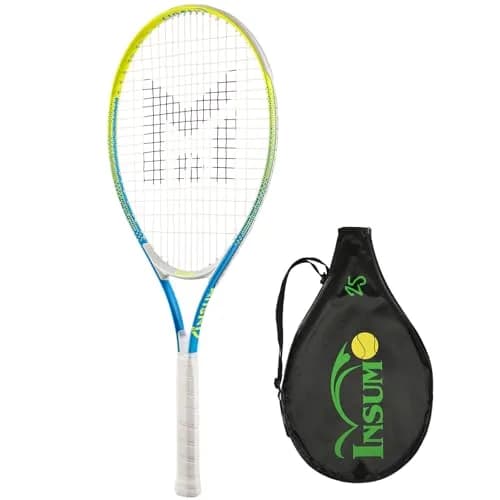 INSUM Junior Tennis Racket 25 Inch (63.5 cm) | Ages 9-10, Lightweight Aluminum, Beginner Racquet with Cover thumbnail 1