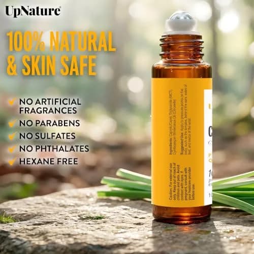 UpNature Dream Sleep Essential Oil Roll On 10ml (0.33 Fl Oz) | Natural Sleeping Blend with Lavender & Chamomile thumbnail 6