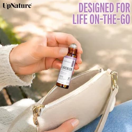 UpNature Lavender Essential Oil Roll On 10ml (0.33 Fl Oz) | Calming Sleep & Skin Support thumbnail 5