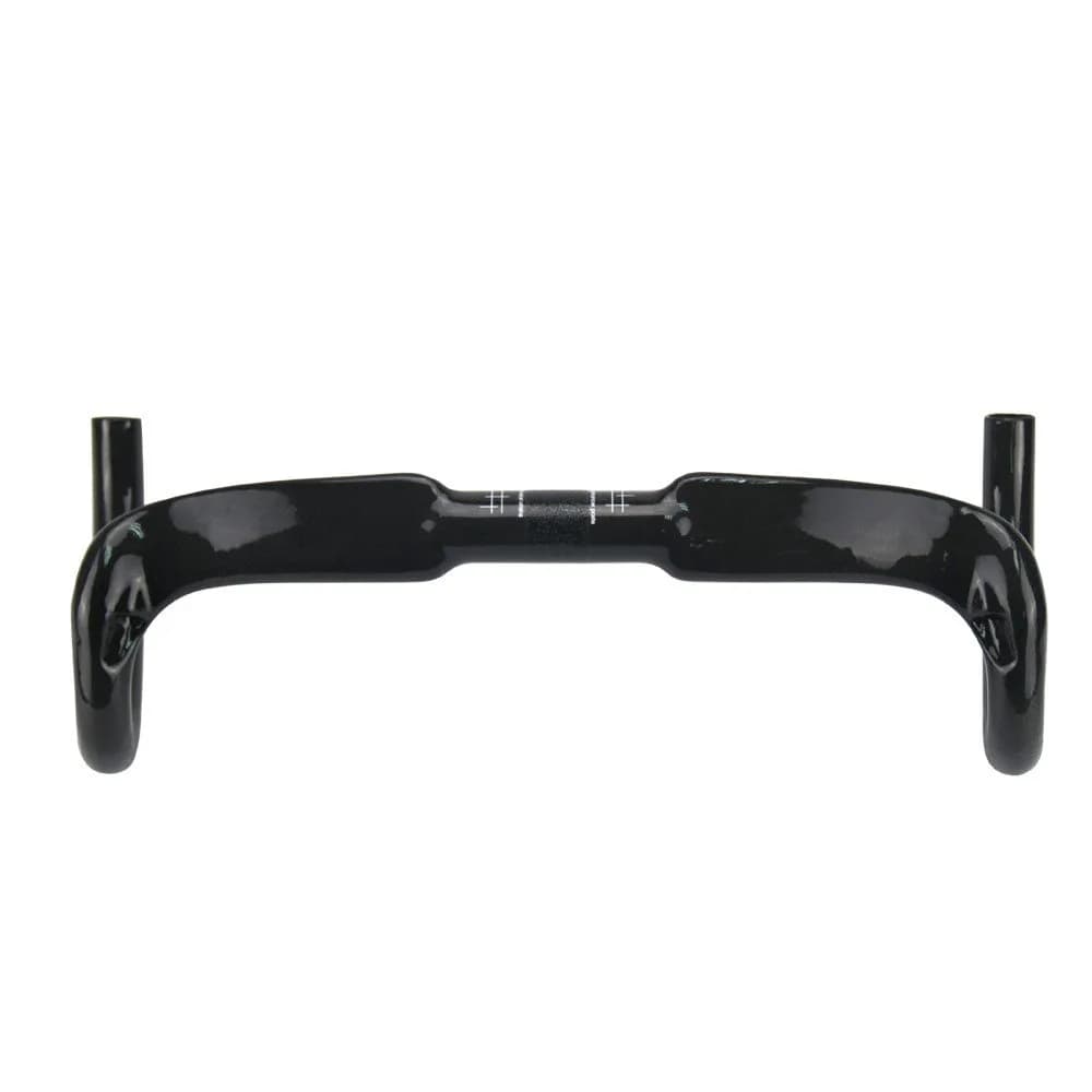 Alfa Pasca Carbon Road Bike Handlebars 31.8mm x 420mm | Lightweight T800 Carbon Fiber with Internal Routing - main product image