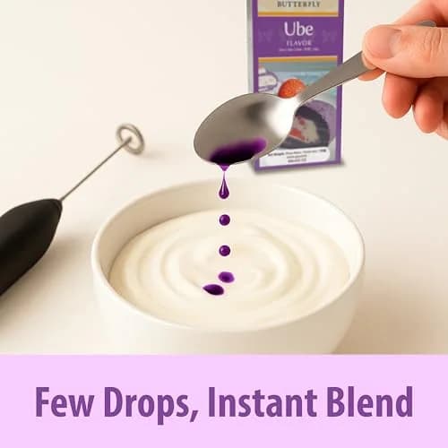 Butterfly Ube Flavoring Extract 2 oz | Authentic Filipino Purple Yam Essence for Baking & Beverages thumbnail 6