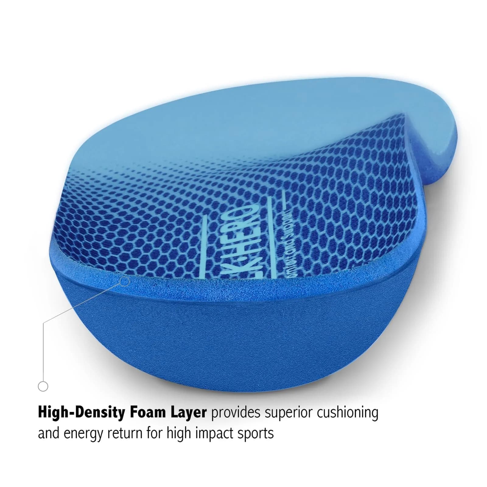 WALK·HERO COMFORT AND SUPPORT Plantar Fasciitis Insoles Mens 13-13 1/2 New Blue | Arch Support for Flat Feet thumbnail 4