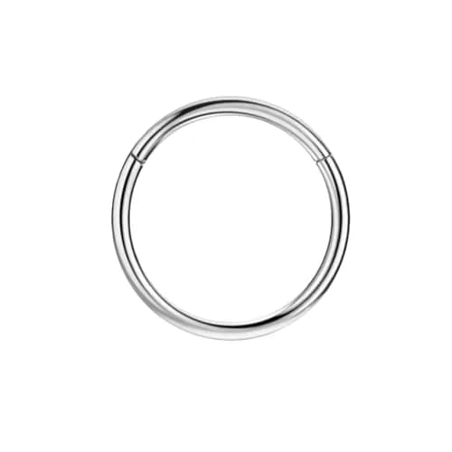 FANSING Silver Septum Hoop 16G 8mm | Hypoallergenic Cartilage Earring Hoops thumbnail 1