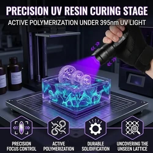 ULTRAFIRE WF-502B UV Blacklight Flashlight 104g (3.7oz) | 395-405nm LED for Pet Stains & Leak Detection thumbnail 4