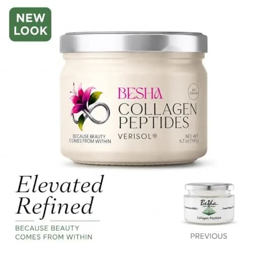 BESHA INC Verisol Collagen Bioactive Peptides Powder 190g (6.7 Oz) | Clinically Tested for Skin Elasticity thumbnail 2