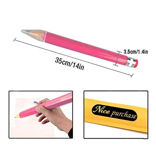 Nice purchase Big Pencils For Kid Giant Wooden Jumbo Pencil So Cool | Oversized Novelty & Functional thumbnail 2