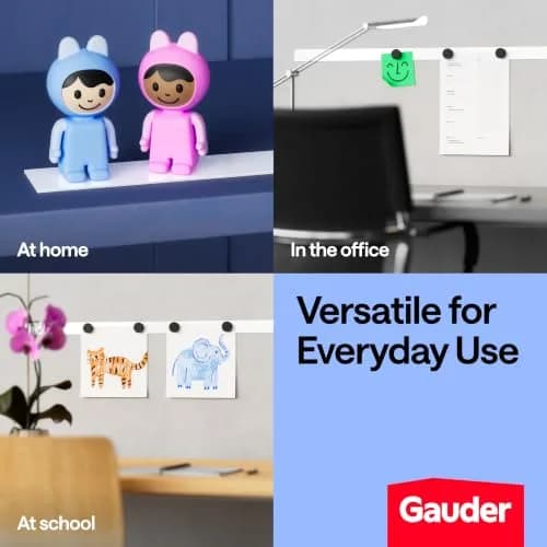 GAUDER Ferrous Metal Tape Self Adhesive | Steel Strip for Magnets 1m (3.3 ft) | Strong Adhesive Backing for Walls thumbnail 4
