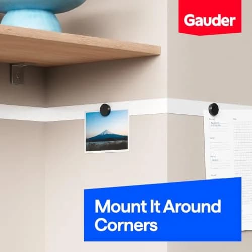 GAUDER Self-Adhesive Metal Tape 3.05 m (10 ft) x 3.56 cm (1.4 in) | Ferrous Steel Strip for Magnets thumbnail 5