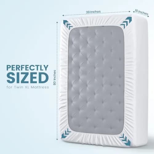 Utopia Bedding Waterproof Mattress Protector Twin XL 15" Deep Pocket | Pack of 14 Fitted Covers thumbnail 4