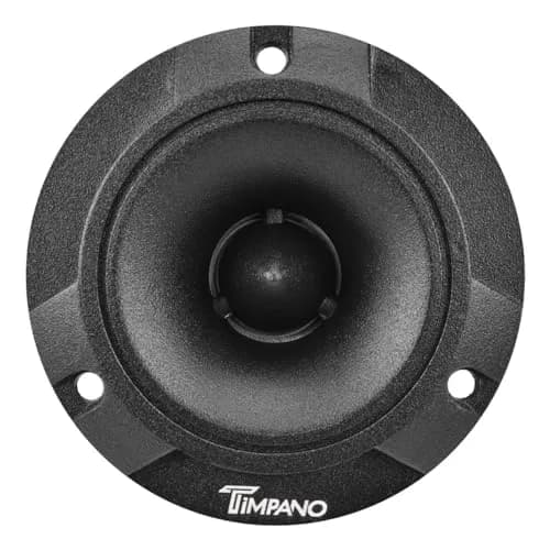 Timpano Super Tweeter 3.85 inch | 600W 4 Ohm, Slim Car Audio Bullet Tweeters, Black thumbnail 6