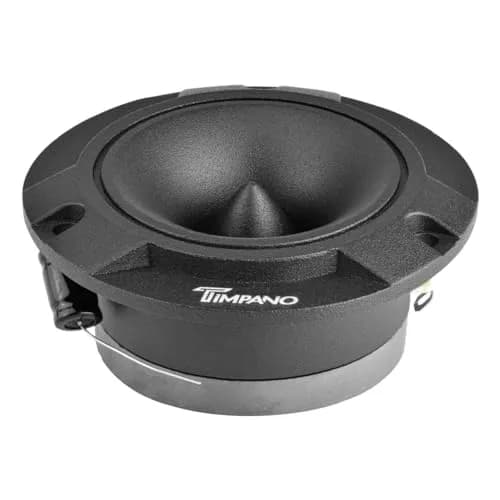 Timpano Super Tweeter 3.85 inch | 600W 4 Ohm, Slim Car Audio Bullet Tweeters, Black thumbnail 3