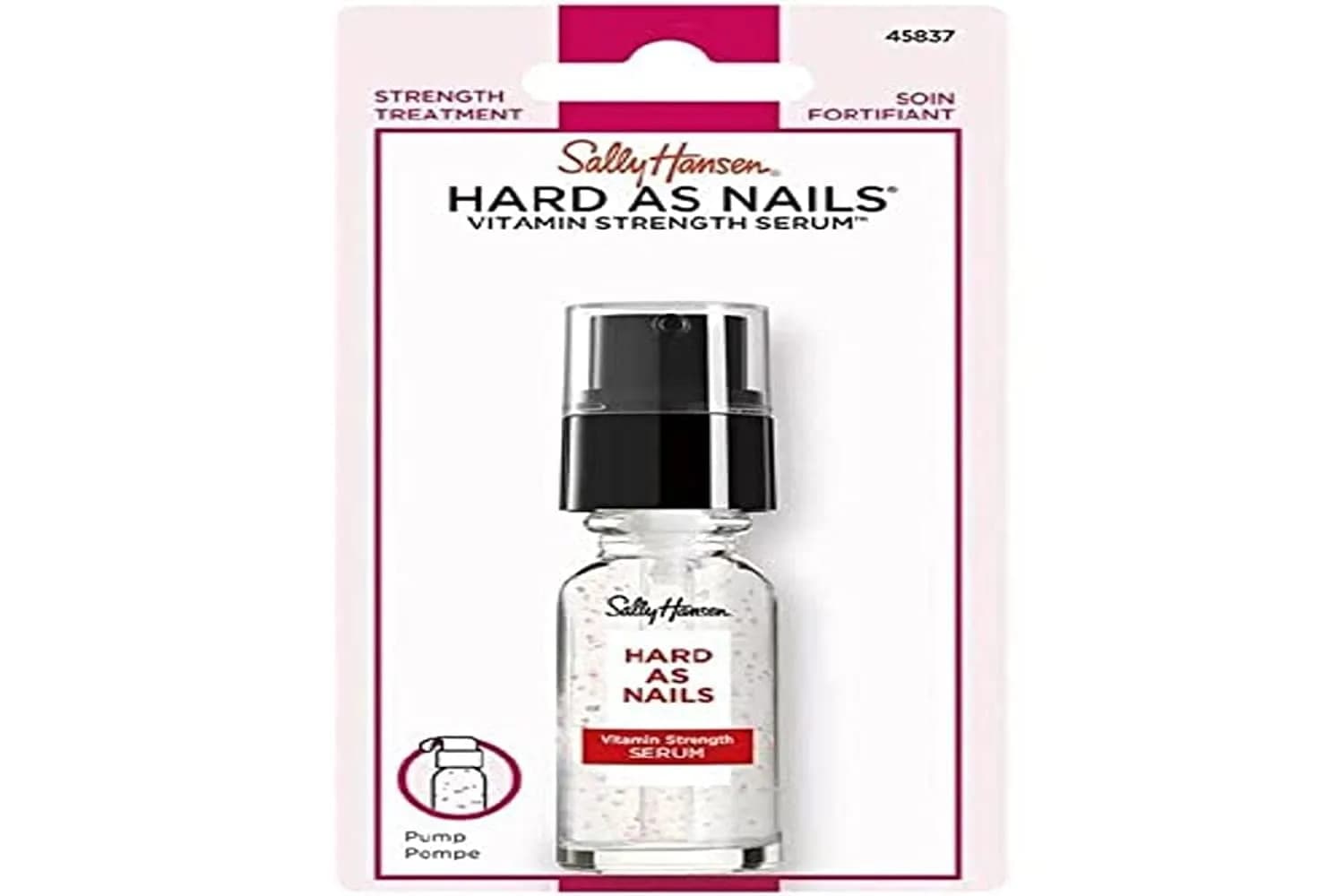 Sally Hansen Miracle Nail Thickener™ 13.3ml (0.45 Fl Oz) | Strengthens & Protects Thin Nails — Hard as Nails Serum / 0.45 Fl Oz
