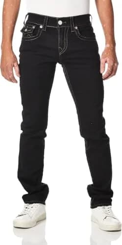 True Religion Ricky Big T Straight Leg Jean | Body Rinse Black | 34x34 thumbnail 1