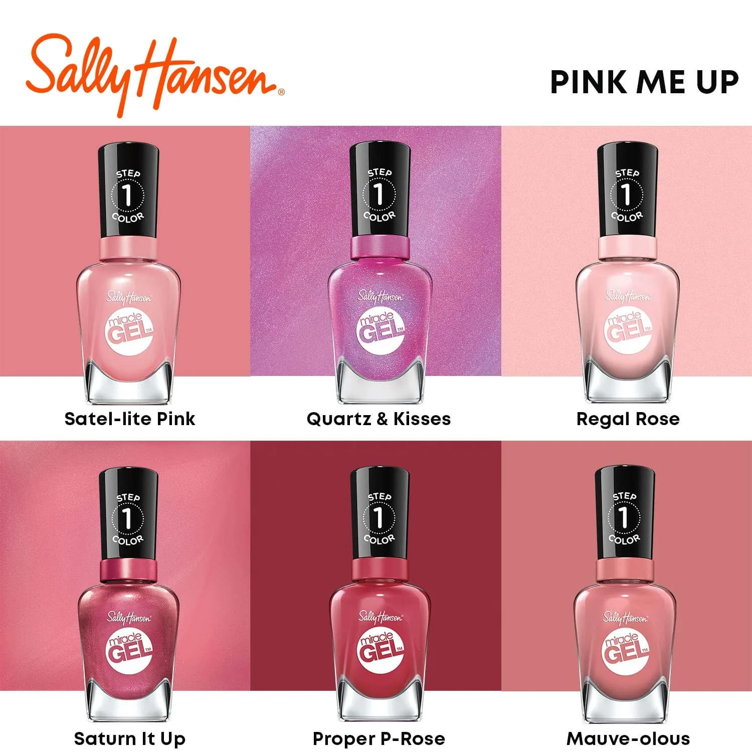 Sally Hansen Miracle Gel Nail Polish 0.5 Fl Oz | Up to 8 Day Chip-Resistant Vegan Polish thumbnail 6