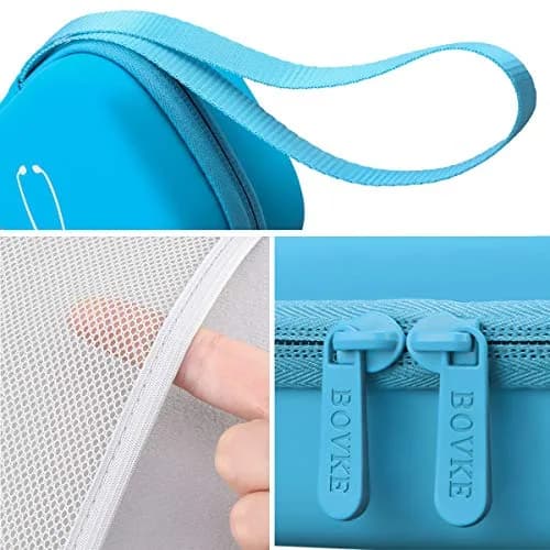 BOVKE Travel Carrying Case Compatible with 3M Littmann Classic III, Lightweight II S.E, MDF Acoustica Deluxe Stethoscopes, Extra Room for Medical Scissors EMT Trauma Shears LED Penlight, Turquoise | Durable, Lightweight & Waterproof thumbnail 5