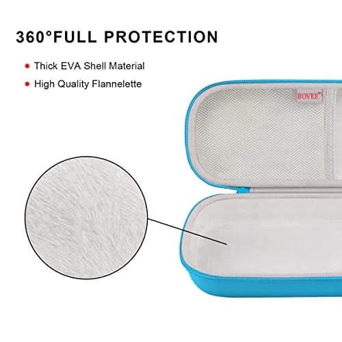 BOVKE Travel Carrying Case Compatible with 3M Littmann Classic III, Lightweight II S.E, MDF Acoustica Deluxe Stethoscopes, Extra Room for Medical Scissors EMT Trauma Shears LED Penlight, Turquoise | Durable, Lightweight & Waterproof thumbnail 4