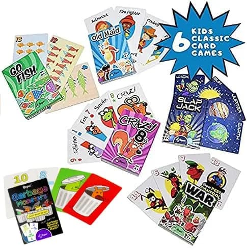 Regal Games Classic Card Games Set - 6 Classic Card Games for Kids & Families | 0.5 lb (0.23 kg) thumbnail 3