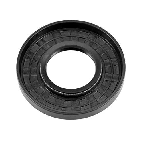 uxcell TC Oil Seal 35mm x 72mm x 10mm Nitrile Rubber Double Lip with Spring, Black | Industrial Grade Sealing Solution thumbnail 2