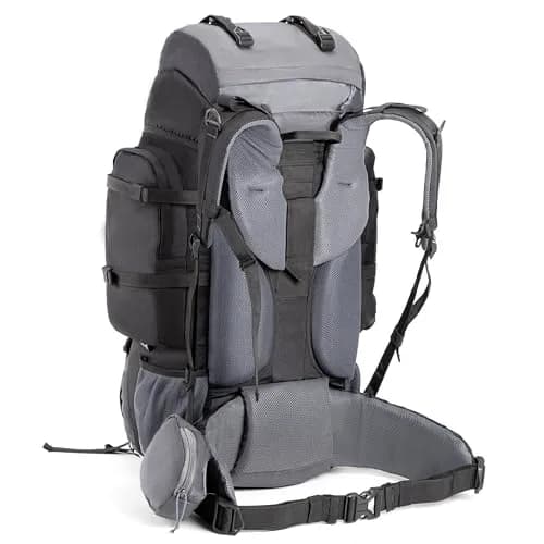 TRIPOLE Walker 55L Rucksack Black | Internal Frame Backpack for Trekking & Travel thumbnail 8